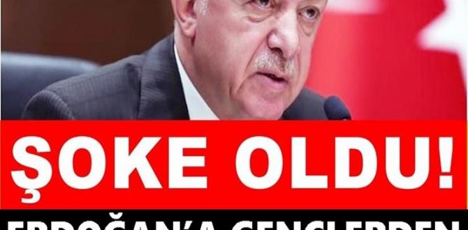 Erdoğan’a Gençlerden Canlı Yayında Protesto!